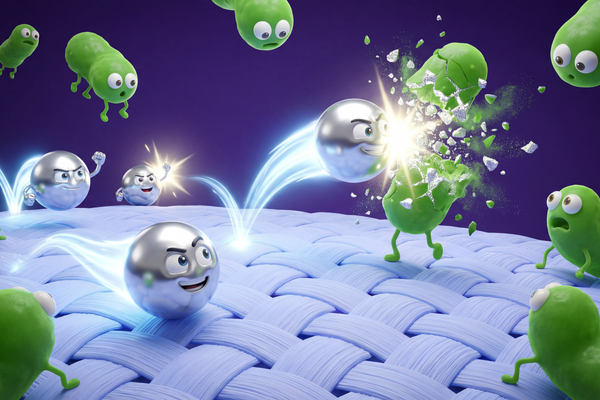 Ionic Silver Bonded Into Every Fiber, Not Sprayed On